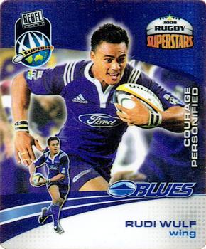2008 Bluebird Foods Rugby Superstars #9 Rudi Wulf Front